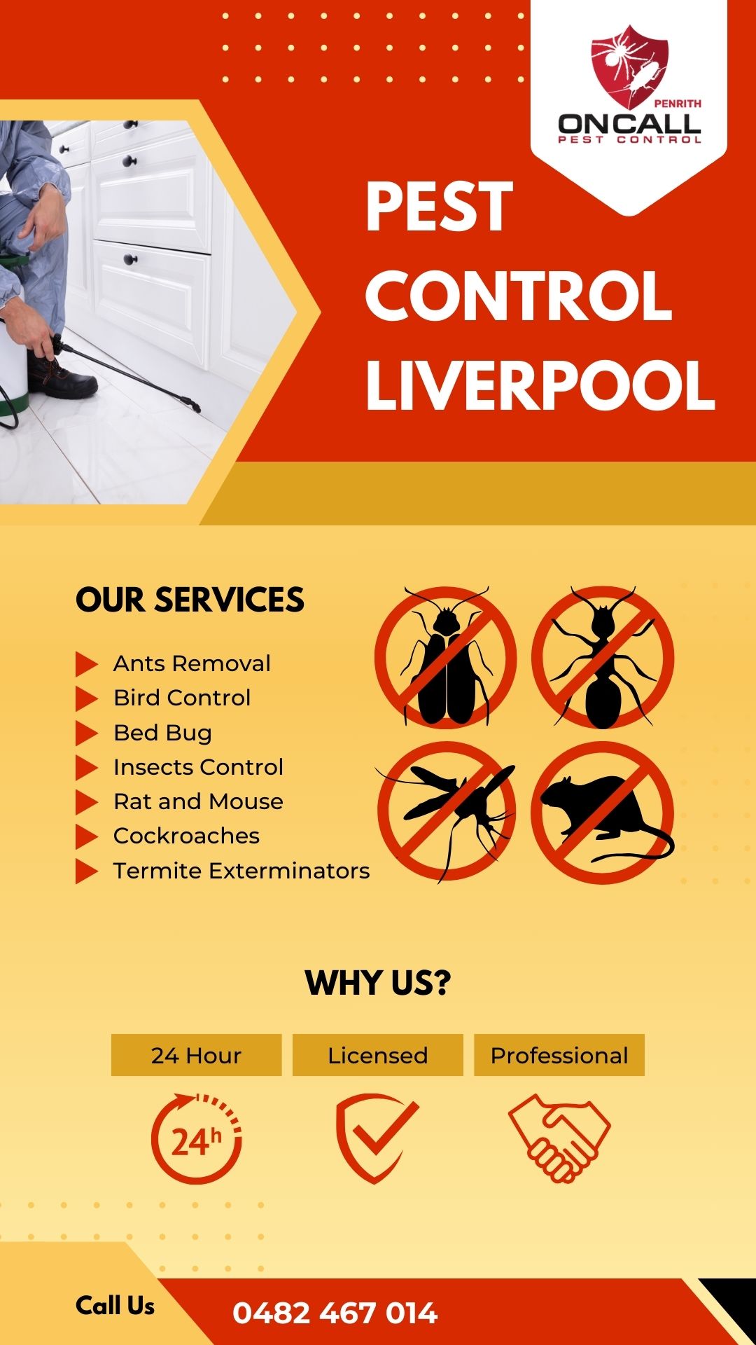 Residentail Pest Control in Liverpool