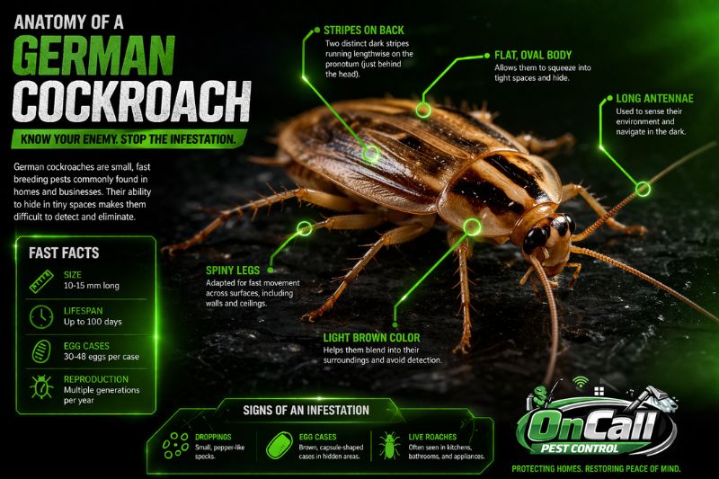 How to Identify a German Cockroach