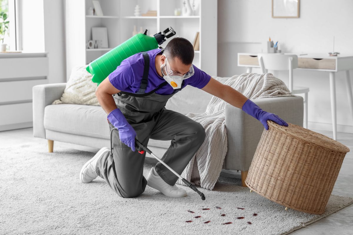 When should the pest treatment happen